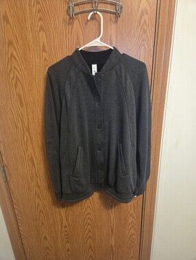 Lululemon Scuba Oversized Varsity Jacket Sz M/L Women's NWOT